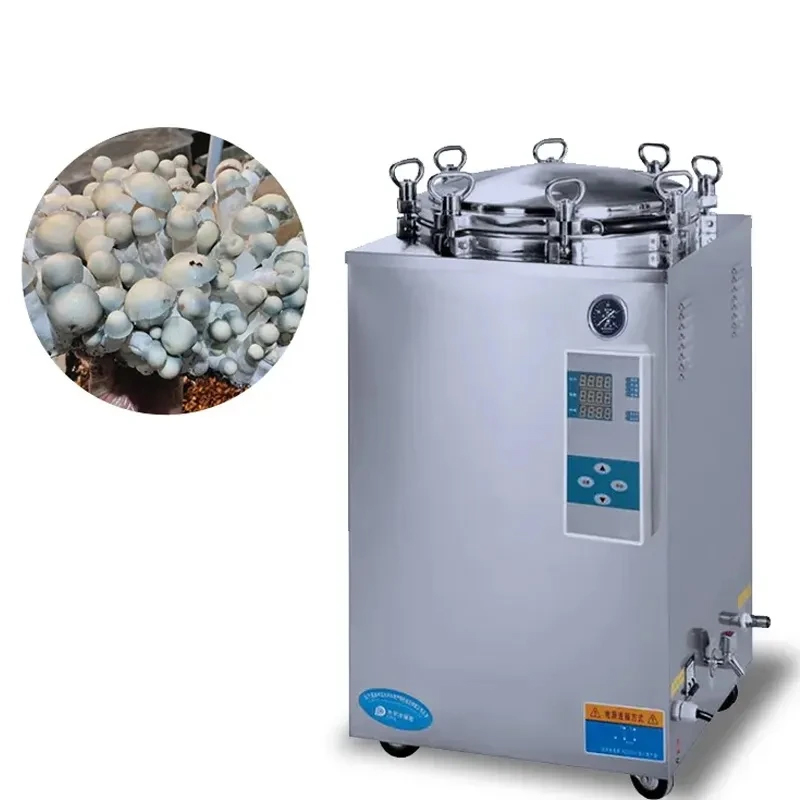 35L-150L Tabletop Portable Automatic Large Vertical High Pressure Steam Autoclave Sterilizer 105℃-134℃